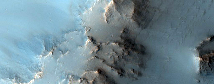 Rim of Verlaine Crater
