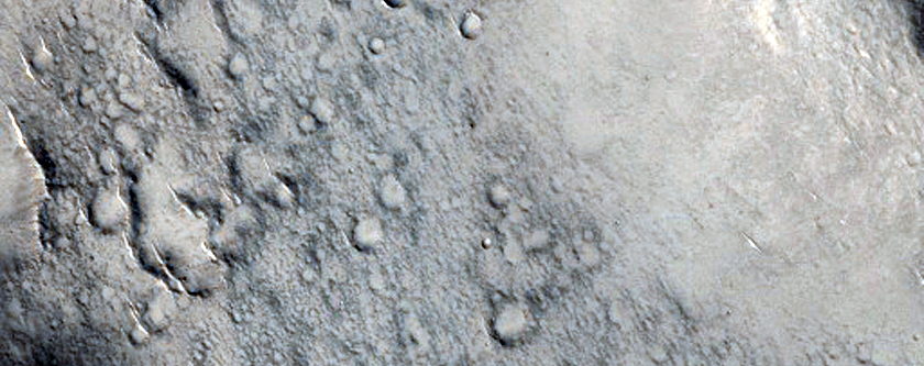 Cratered Cones and Ridges in Isidis Planitia
