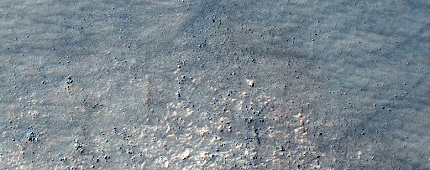 Valleys on East Rim and Wall of Darwin Crater in Viking Image 571B01
