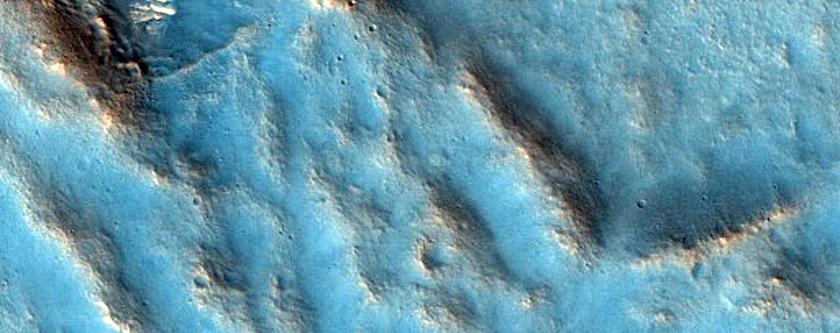 Ridges and Cones in Utopia Planitia
