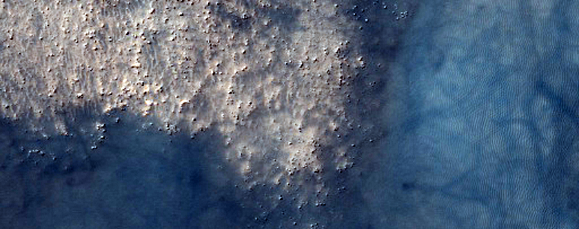 Possible Phyllosilicate-Rich Dunes in Dokuchaev Crater
