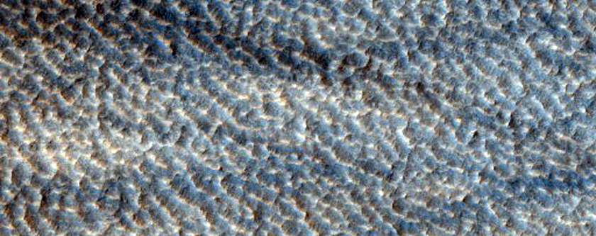 Bizarre Terrain on Hellas Planitia Floor
