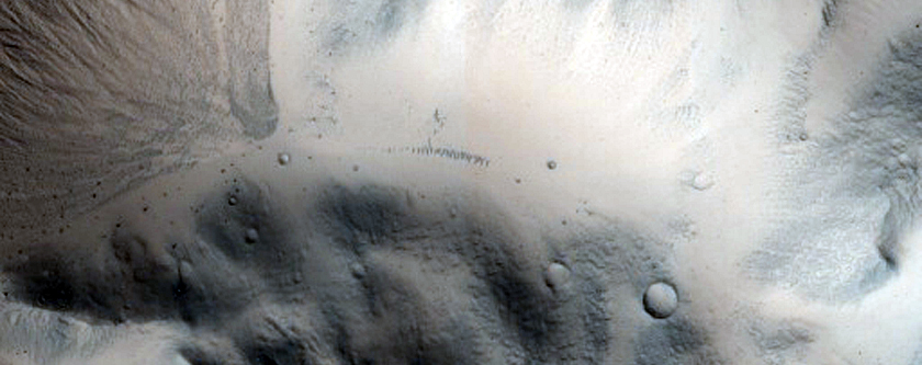 Crater with Steep Slopes

