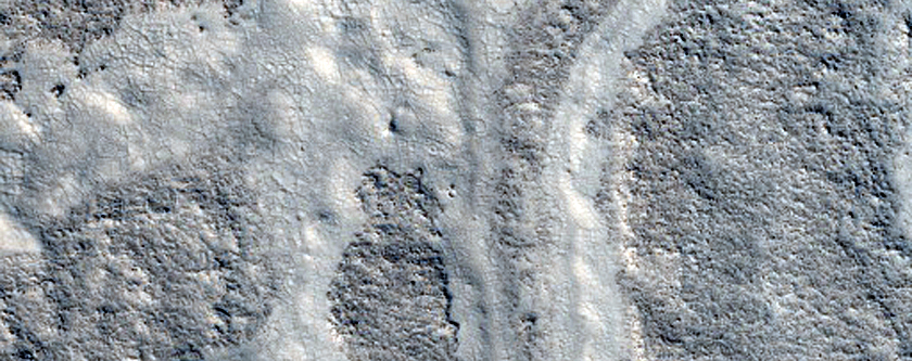 Enigmatic Surface Morphology on Floor of Antoniadi Crater
