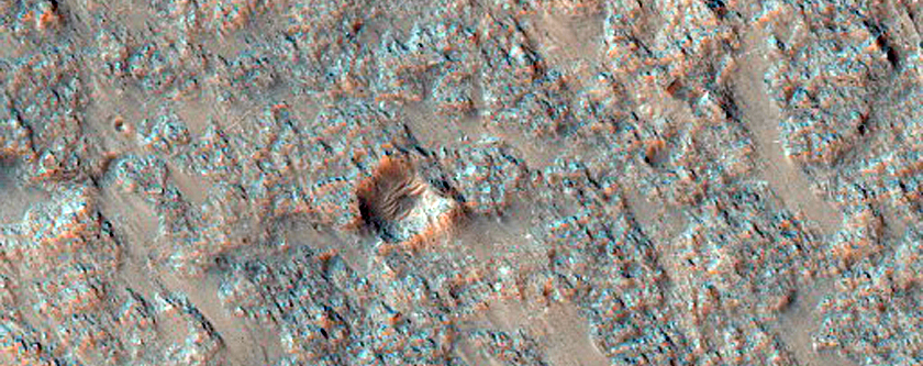 Rocky Units on Crater Floor
