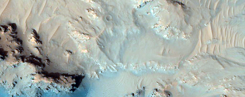 Monitor Slopes in Mojave Crater
