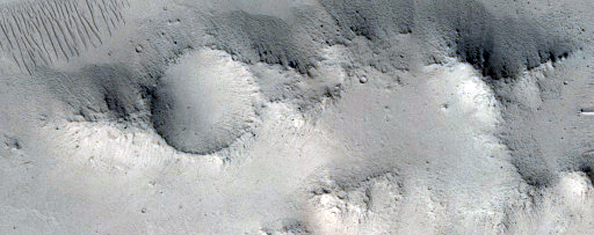 Crater with Steep Slopes
