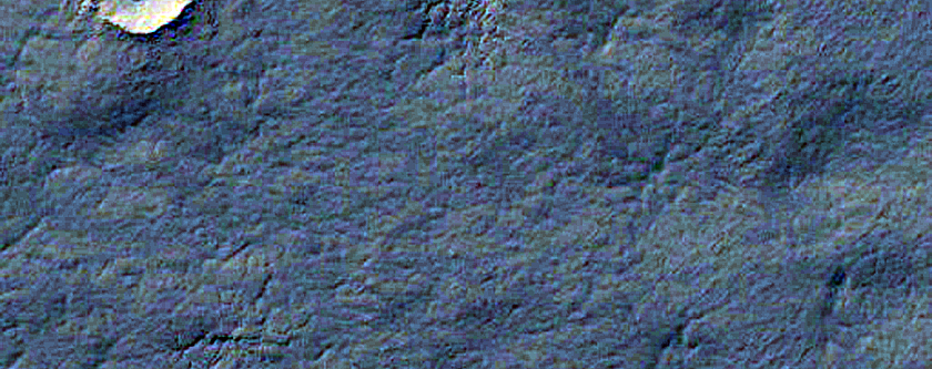 144-Meter Diameter Crater on South Polar Layered Deposits
