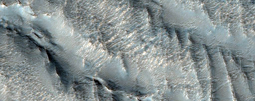 Terrain Near Head of Hrad Vallis
