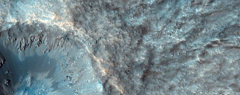 Monitor Slopes of Small Crater
