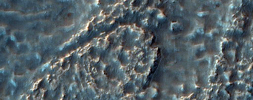 Alluvial Fan on South Wall of Porter Crater
