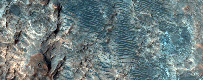 Layers Northeast of Hellas Planitia
