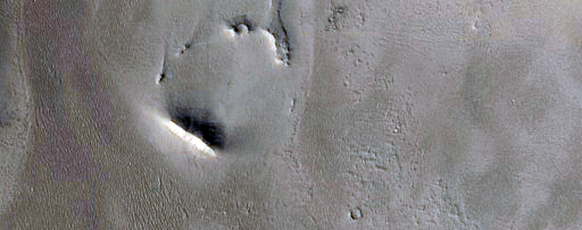 Layers Southeast of Schoner Crater
