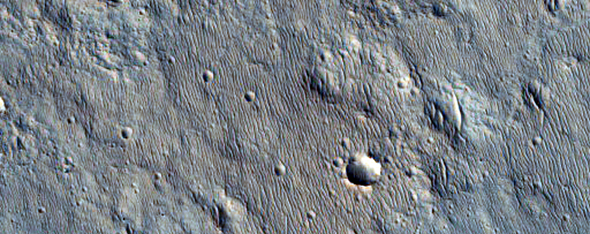 Maja Valles Outflow Channel at Easternmost Part of Xanthe Montes
