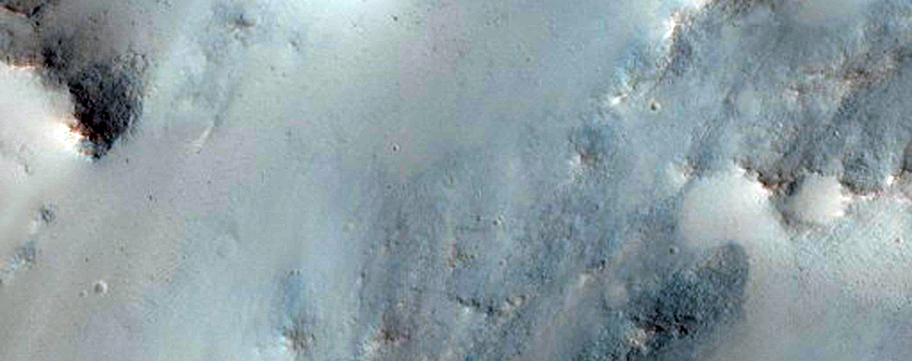 Rim of Verlaine Crater
