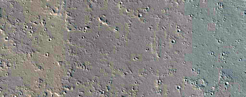 Volcanic Plains East of Olympus Mons
