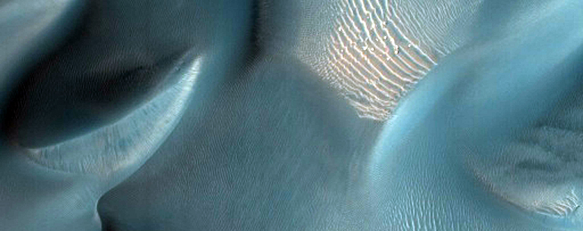 Proctor Crater Dune Gullies
