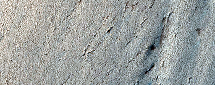 South Polar Layered Deposit Exposure
