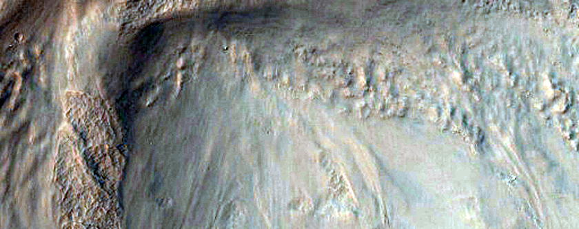 Crater with Steep Slopes
