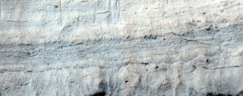 Edge of South Polar Layered Deposits
