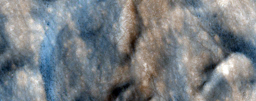 Dunes with Fans in Charlier Crater
