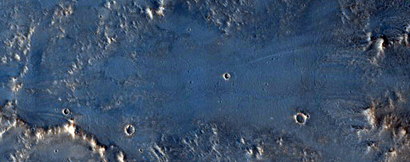 Ridges Near Huygens Crater
