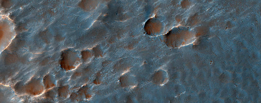 Terrain Northeast of Hale Crater
