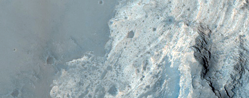 Monitor Slopes in Wislicenus Crater
