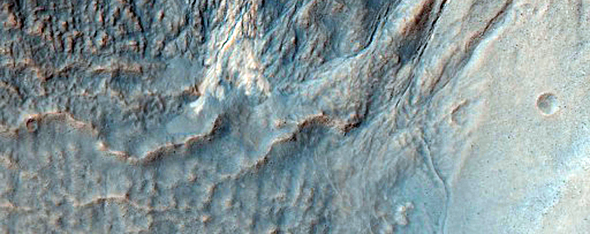 Gullies with Recent Deposit
