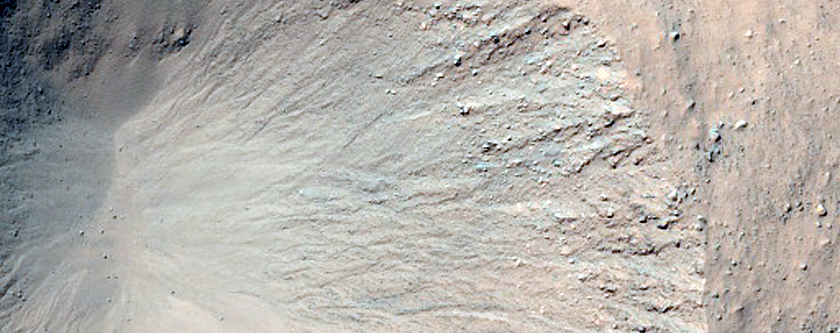Fresh Crater Near Frento Vallis
