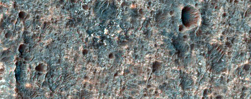 Bedrock on Crater Floor
