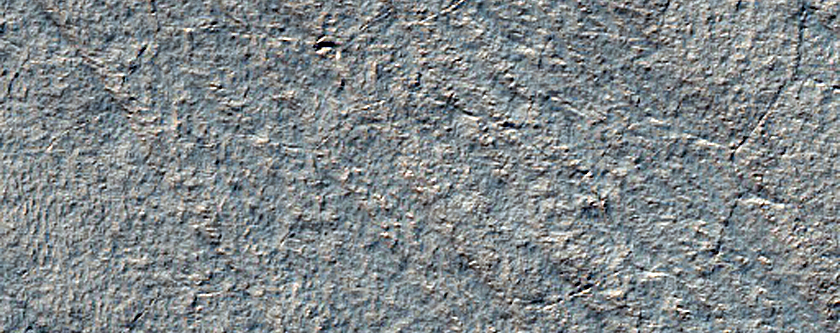 South Polar Layered Deposits Exposed on Northeast Wall of Promethei Chasma
