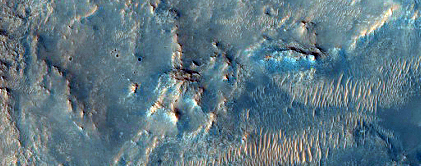 Candidate Landing Site for 2020 Mission in Northeast Syrtis Major Region
