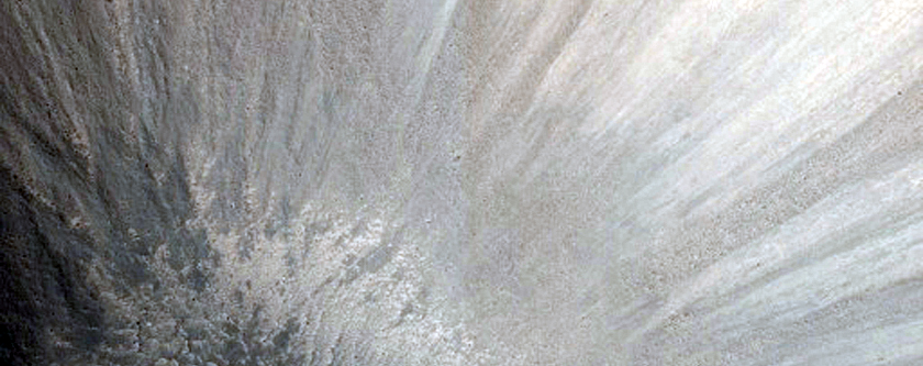 Crater in Utopia Planitia
