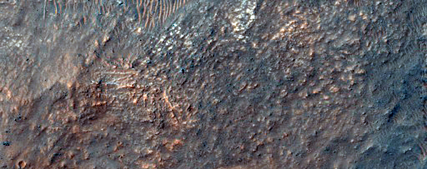 Central Structure of Impact Crater
