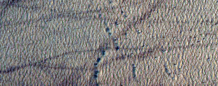 Scarp in Mantling Deposit
