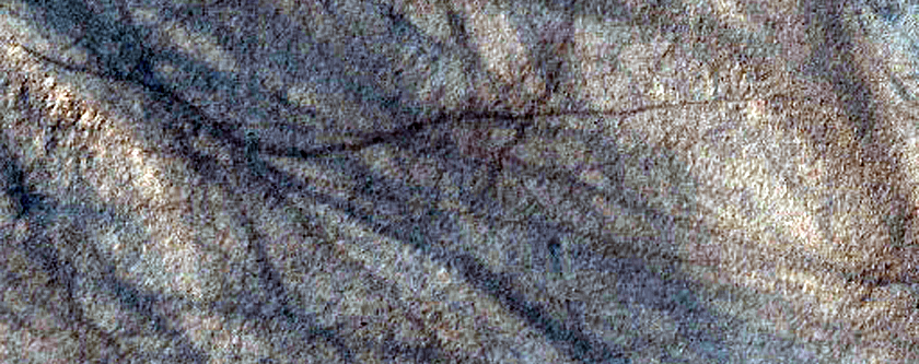 Scalloped Terrain in Mad Vallis
