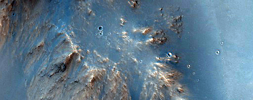 Apron of Small Fan in Crater
