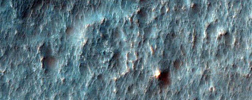 Bedrock on Crater Floor
