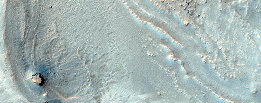 Abrupt Terminations of Gully Aprons in CTX Image