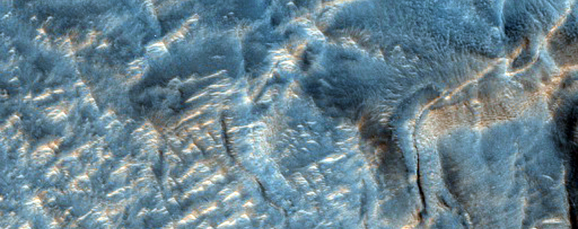 Moreux Crater Bedforms in CTX Image