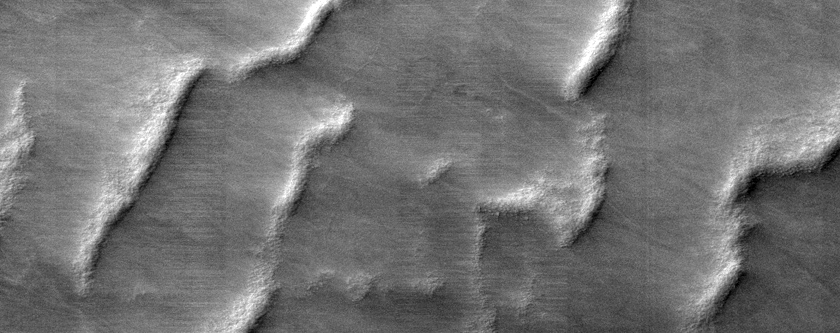 Ridged Surface in South Hellas Planitia