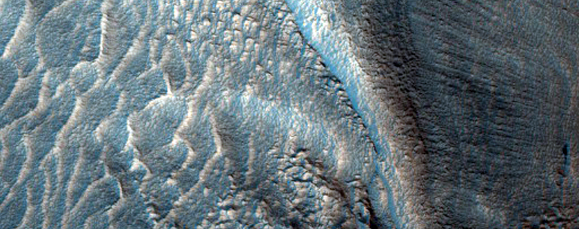 Flow in Valley in Arabia Terra
