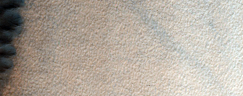 Intracrater Dune Field in Mariner 9 DAS 9771099
