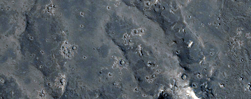 Lava Margin in Southern Elysium Planitia
