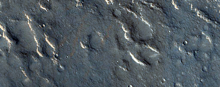 Lobate Structure in Isidis Planitia
