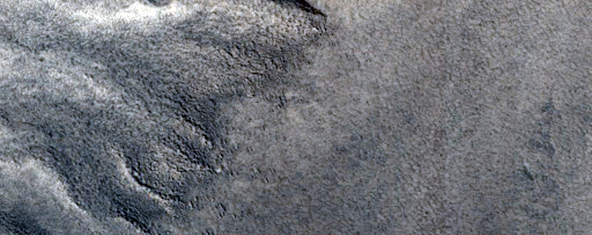 Viscous Flow Feature in Western Deuteronilus Mensae
