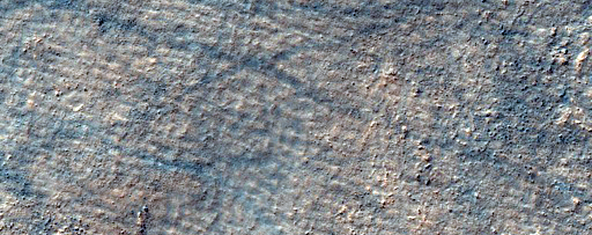 Tilted Layers East of Copernicus Crater
