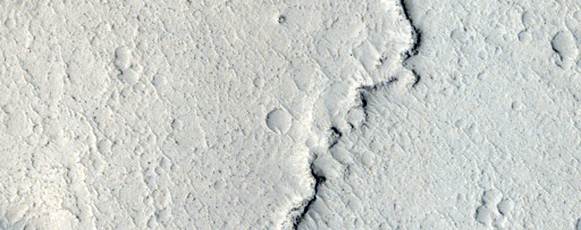 Flow Margin South of Cerberus Fossae
