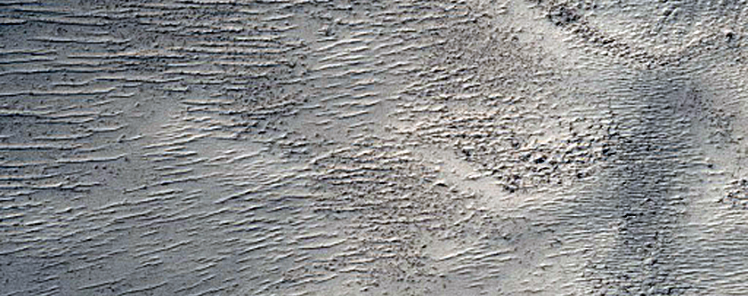 Landforms Near Australe Montes
